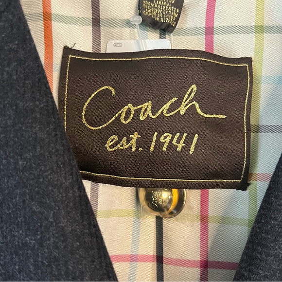 NWT Coach Women’s Pea Coat-Sz 10 - Picture 3 of 12